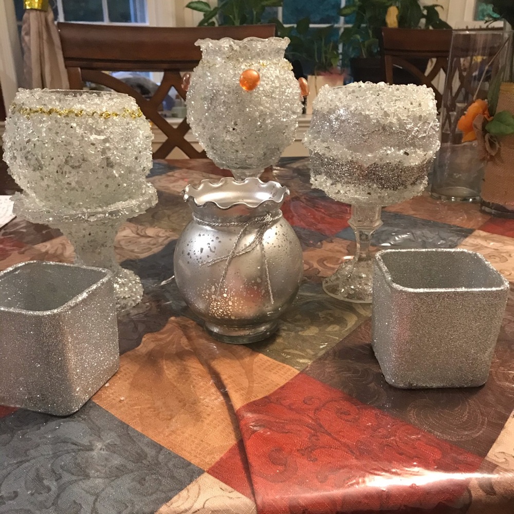 Vases handmade decorated